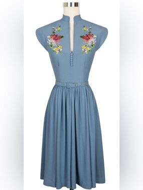 Trashy Diva French Blue Embroidery Maria Size 8